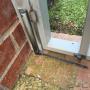 Uploaded by visitor on 2016/01/20 - All steel gates rusting. Hinges too small to handle load of gate. Rusted and broken...gates cannot open and close...