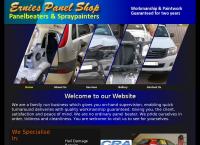 Ernie's Panel Shop CC's website