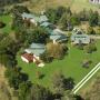 Aerial view of Garden Cottages and Garden Suites