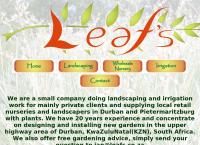 Leaf's Landscaping's website