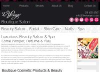 Le Visage's website