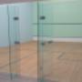 Squash Court floor and Glass Back Walls