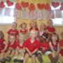 All dressed in red for Valentines