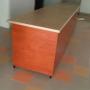 Steel & melamine counter