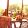 Sunset on the deck