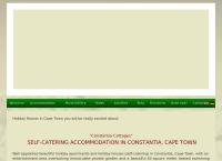 Constantia Cottages's website