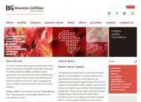 Bowman Gilfillan Ltd's website