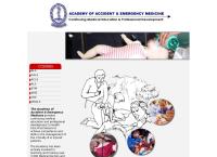 Academy Of  Accident & Emergency Medicine's website