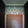 Venetian blind with Roman Blind