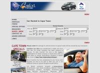 Comfort Car Hire's website