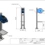 MANUFACTURE HOSE REEL STANDS SINGLE POST