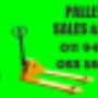 Pallet jack repairs