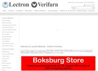 Lectron Billiards's website
