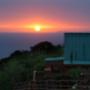 Beautiful sunset with Robberg in the background