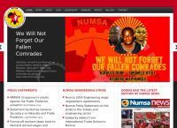 National Union Of Metalworkers Of SA Numsa's website