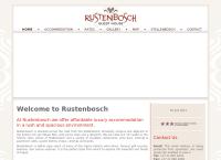 Rustenbosch Guest House's website
