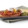 New Spicy Beans on Toast lacto-ovo vegetarian breakfast from Mugg & Bean.