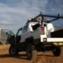 Fox Light Commercial Armoured Pick-up - Rear View