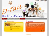 D-Tail Dog & Cat Parlour's website