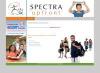 Spectra Upfront's website