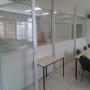 Partitioning with glass system 3