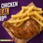 Fill up on Real taste and Real value, with the Flame-Grilled ¼ Chicken meal from Steers® Vredendal.