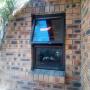 Bronze top hung window