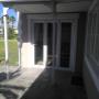 White double door installation