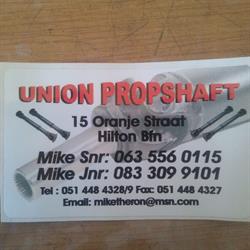 Propshafts Union Engineering Works