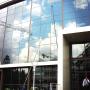 Cleaning 5 storey glass facade