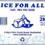 2KG logo ice bag