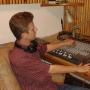 Arné busy in the control room