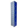 6 Tier plastic locker Flat top
