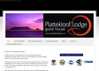 Plattekloof Lodge's website