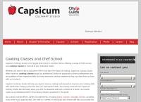 Capsicum Culinary Studio's website