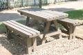 Picnic tables