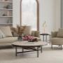 Get the Umusa pattern rug made with Belgotex’s Miracle Fibre. It’s versatile, hard wearing, and perfect for both indoor and outdoor use.