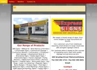 Express Signs Pmb Cc's website