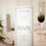 Stand-alone 3-Panel Table Name & Menu