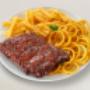A plate of the new Wimpy Famous Ribs.