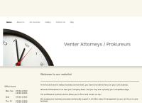 Venter Attorneys's website
