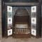 Custom art tiles for a Victorian fireplace. The pecan tree is the logo of the company.