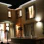 Exterior of guest house at night