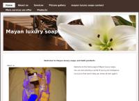 Mayan Luxury Soaps's website