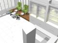 3D salon design and space layout