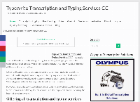Typewrite Transcription and Typing Services CC's website