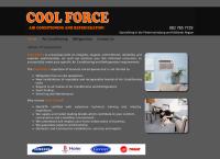 Cool Force Air Conditioning's website