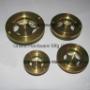 Brass oil level sight glass