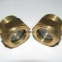 Hexagon Brass Oil Sight Glass