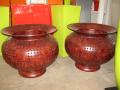 Large Polyfibre Resin Garden Pots